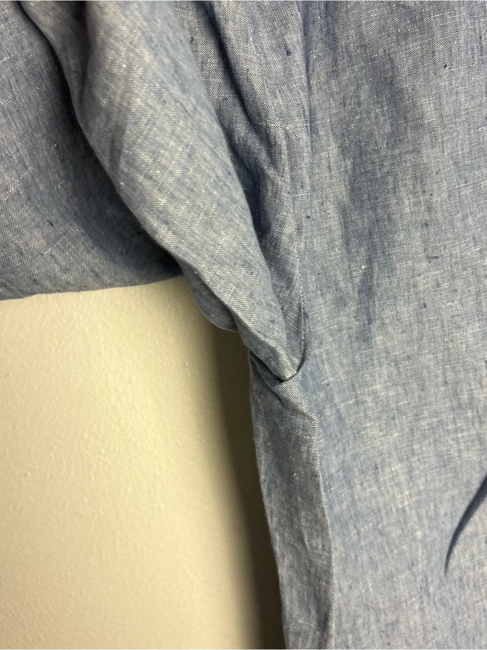J Jill 100% Linen Blue Wide Leg Pants Summer Coastal Classic Size Small - Picture 6 of 12